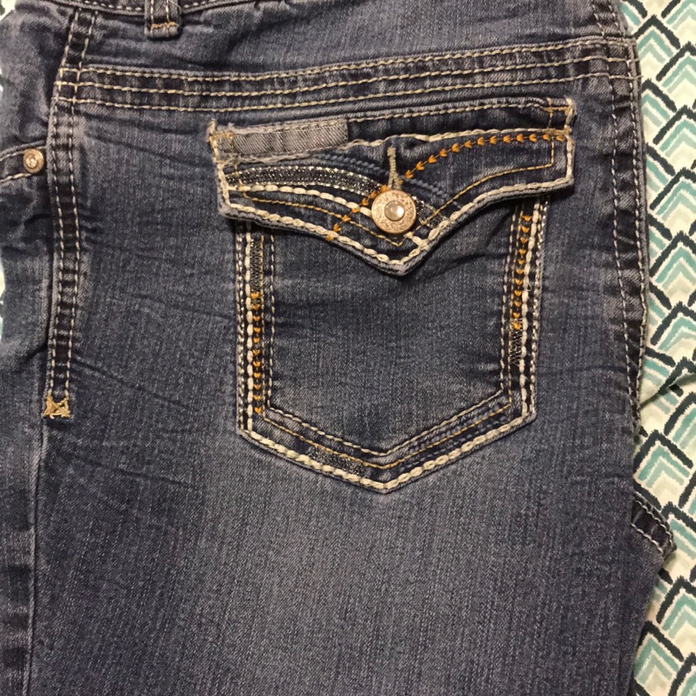 Denim capris